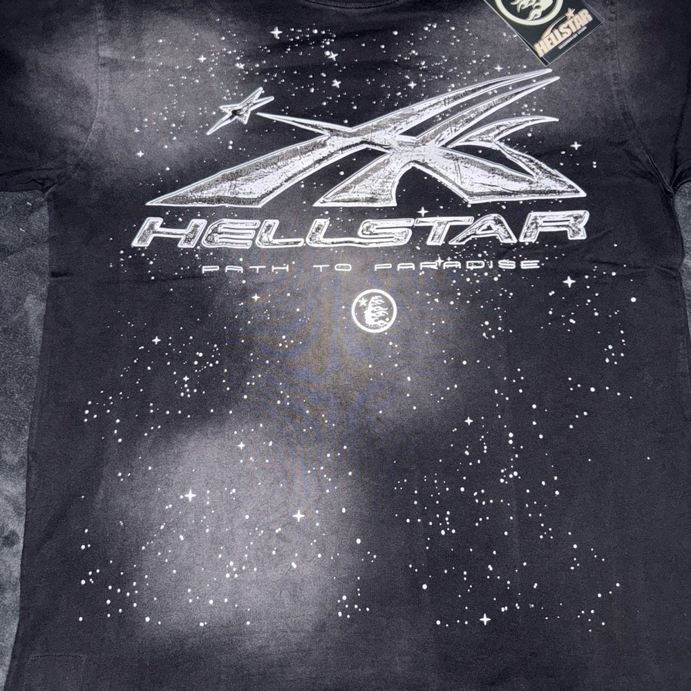 Hellstar Black Graphic Dress Shirt